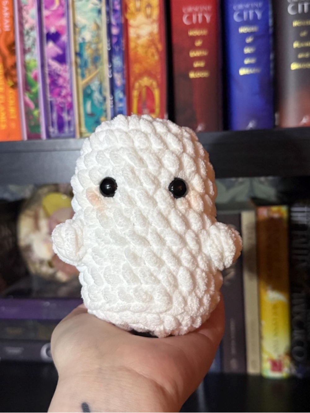 Crochet Ghost Plushie - Handmade Ghost Amigurumi